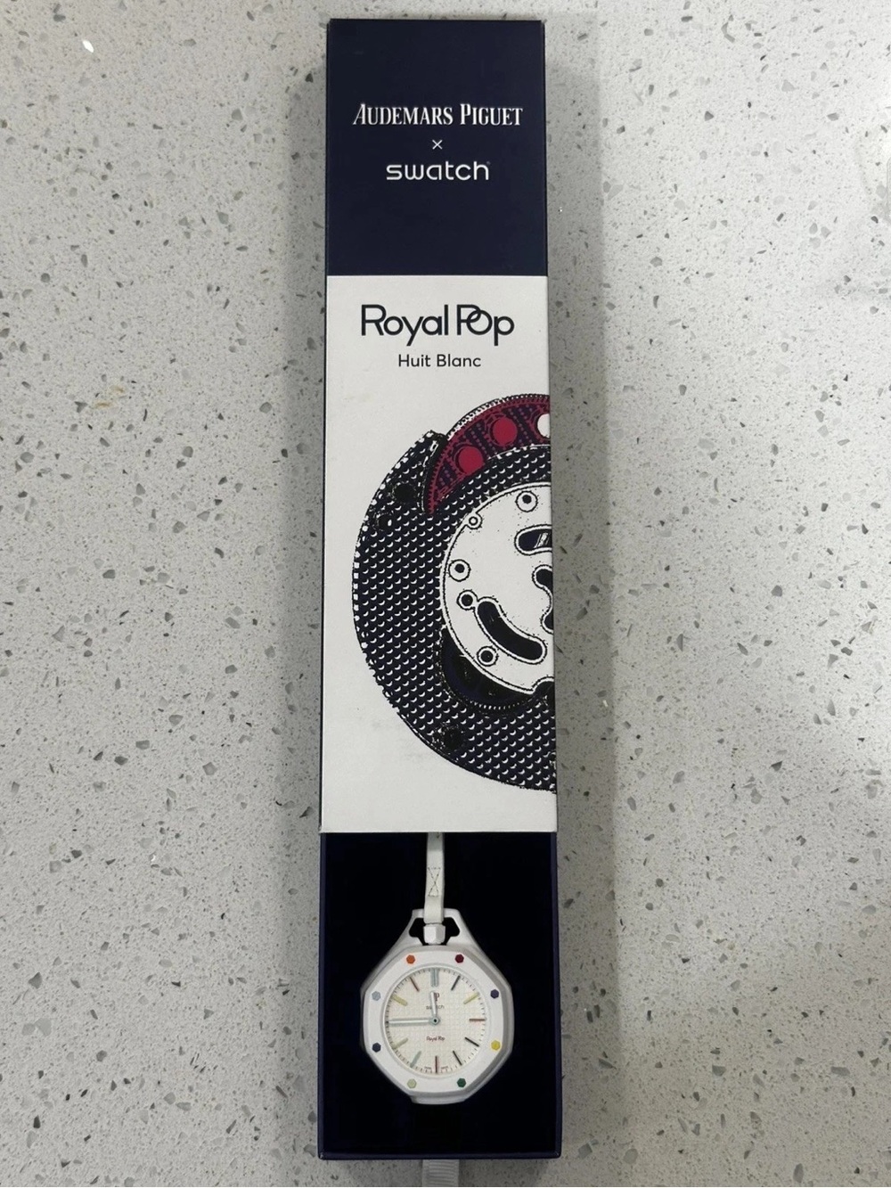 Swatch x ap huit blanc